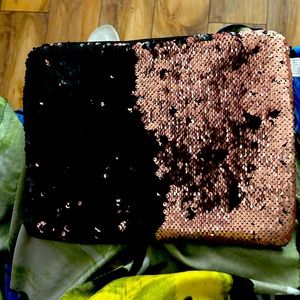 Two-Tone Clutch Purse